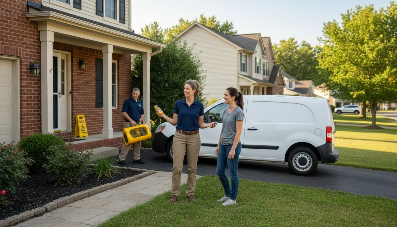 Water restoration image for Dehumidification And Cleanup Services in Erie, MI